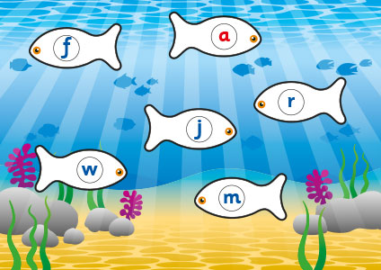 Magnetic Alphabet Fishing