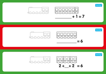 Linking Locos Counting Carriages