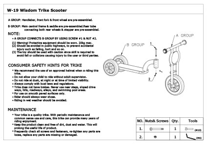 Trike Scooter