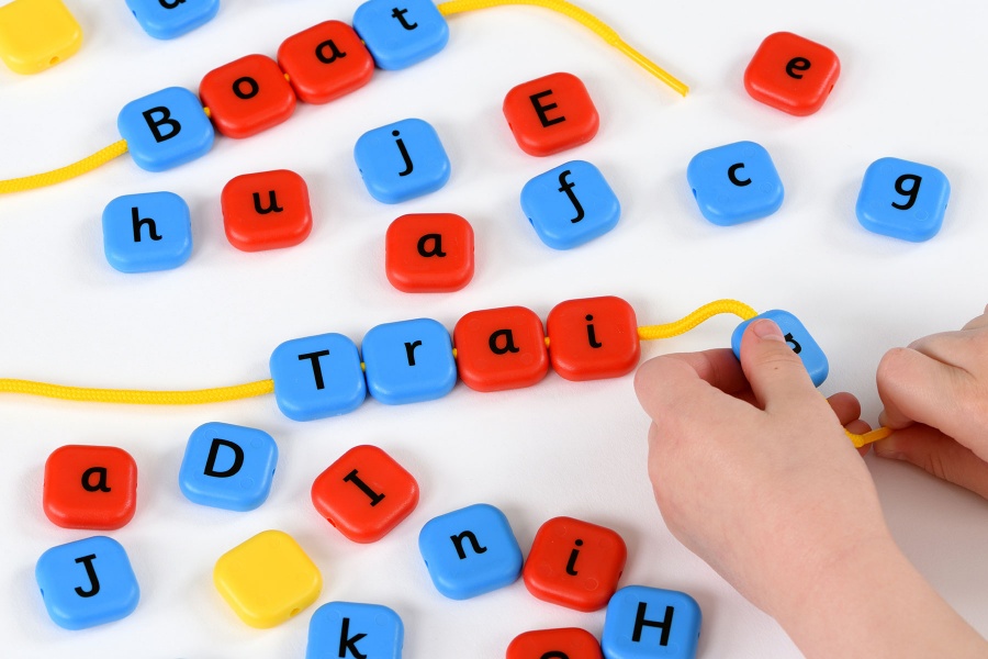 Lacing Letter Beads