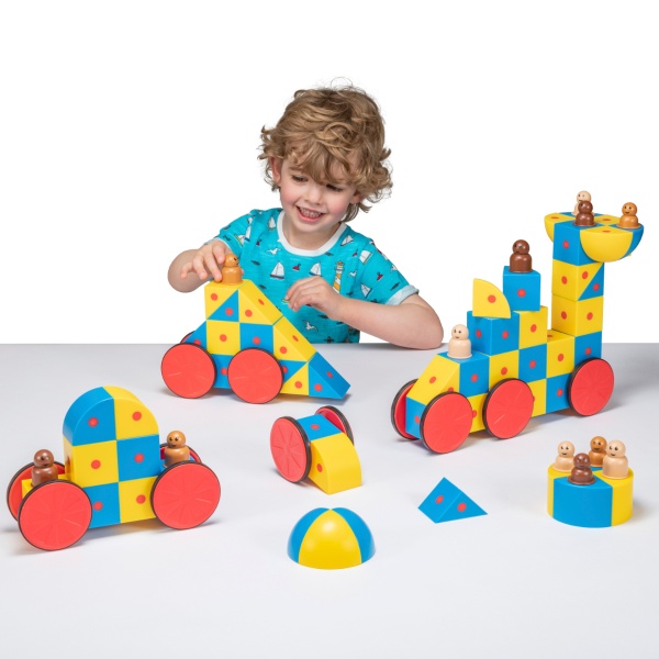 3D Magnetic Blocks Super Class Set