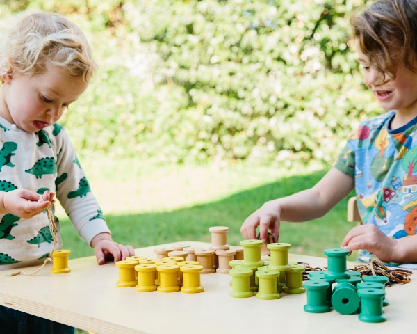 Wooden Threading Cotton Reels