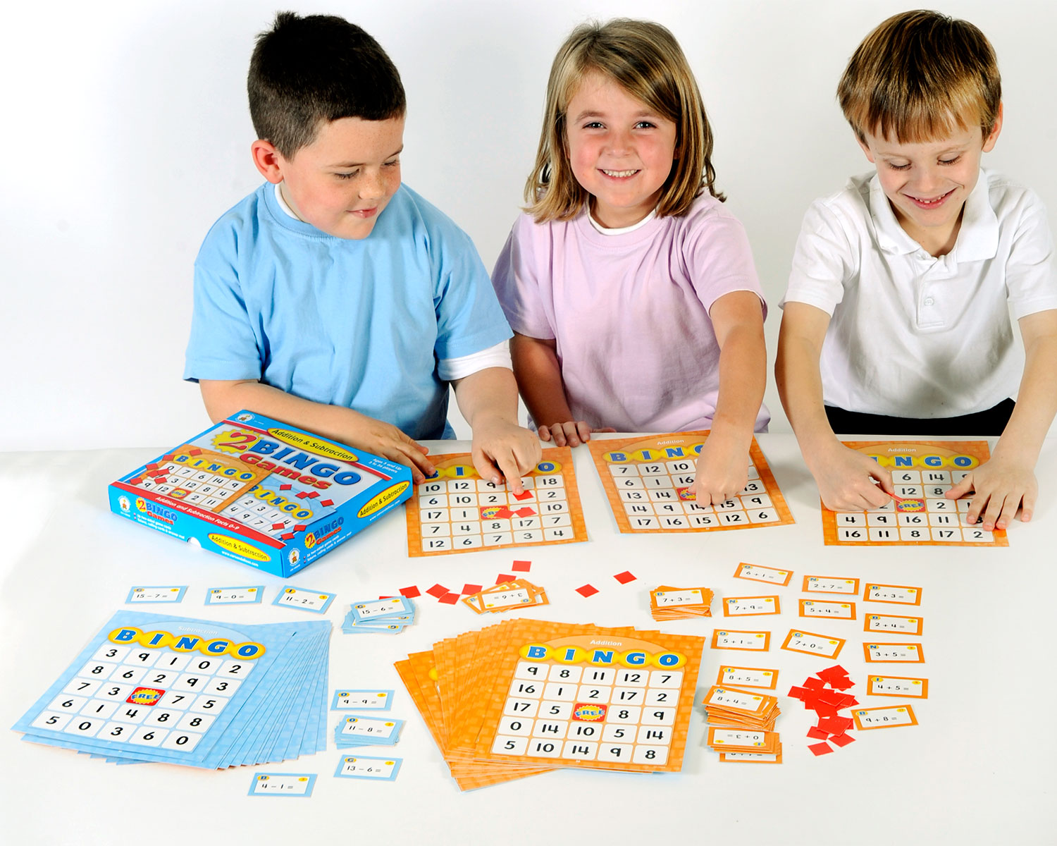 Addition and Subtraction Bingo Board Game