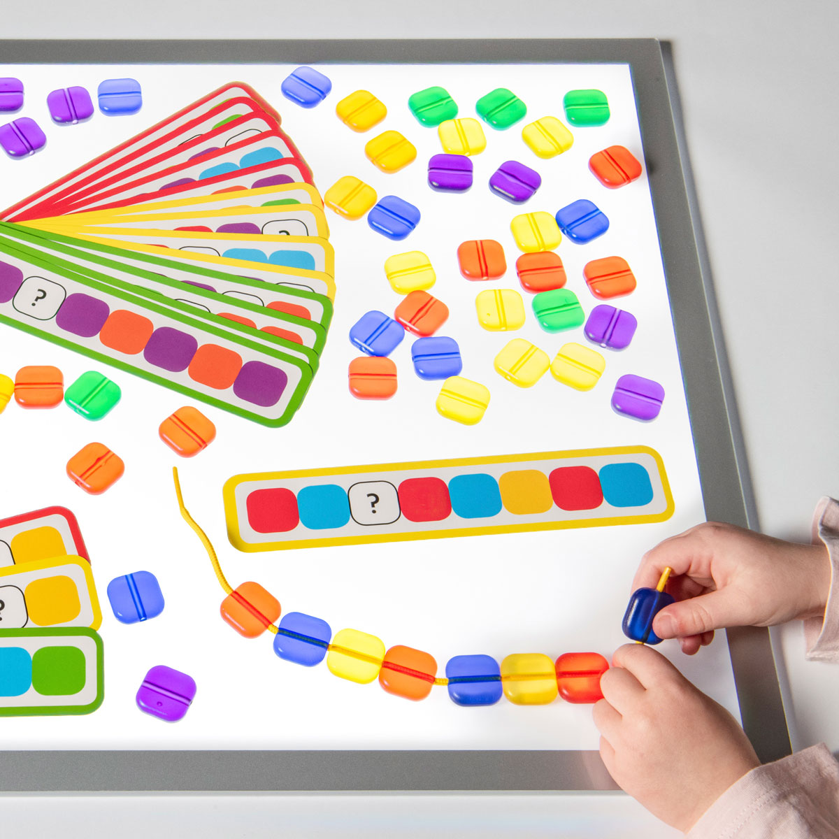 Translucent Colour Sequence Beads - Educational Advantage, Distributor ...