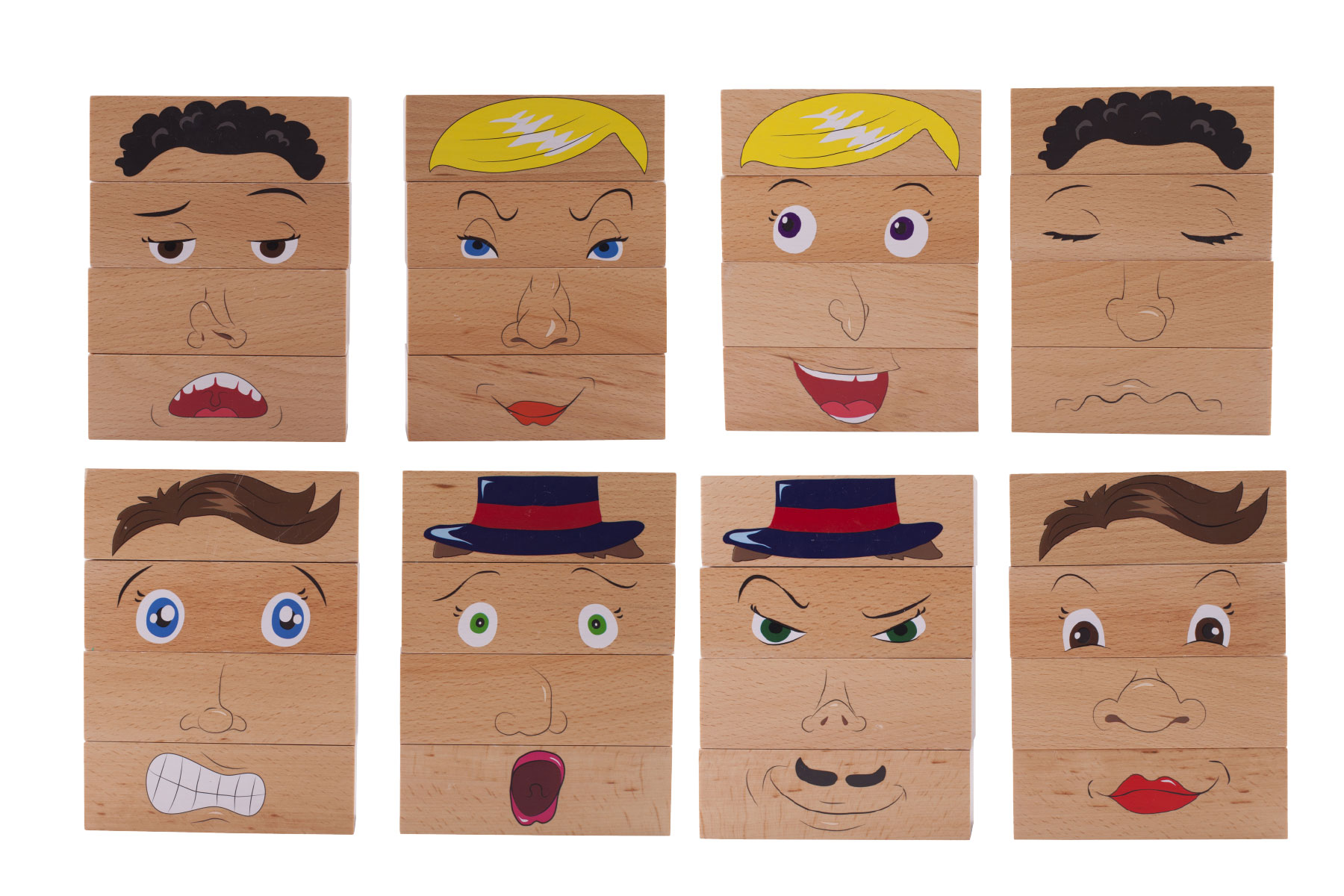 How Am I Feeling Wooden Blocks - Educational Advantage, Distributor for ...