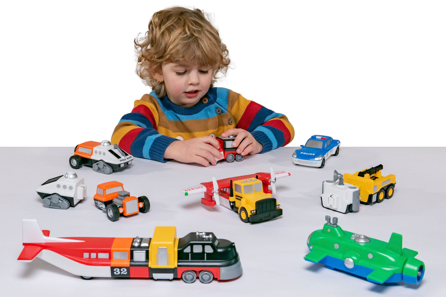 Magnetic Mix or Match Deluxe Vehicles Set