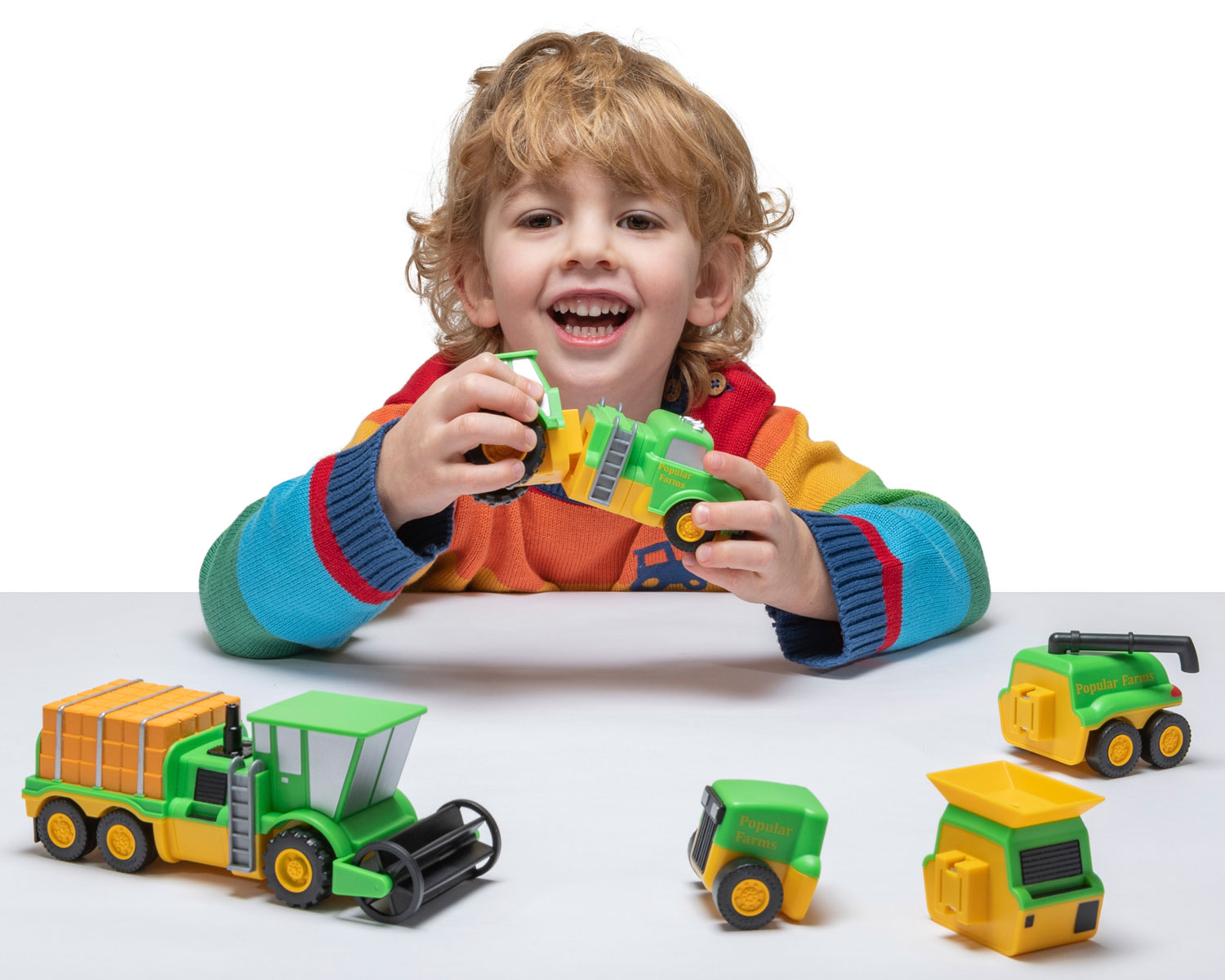 Magnetic Mix or Match Farm Vehicles