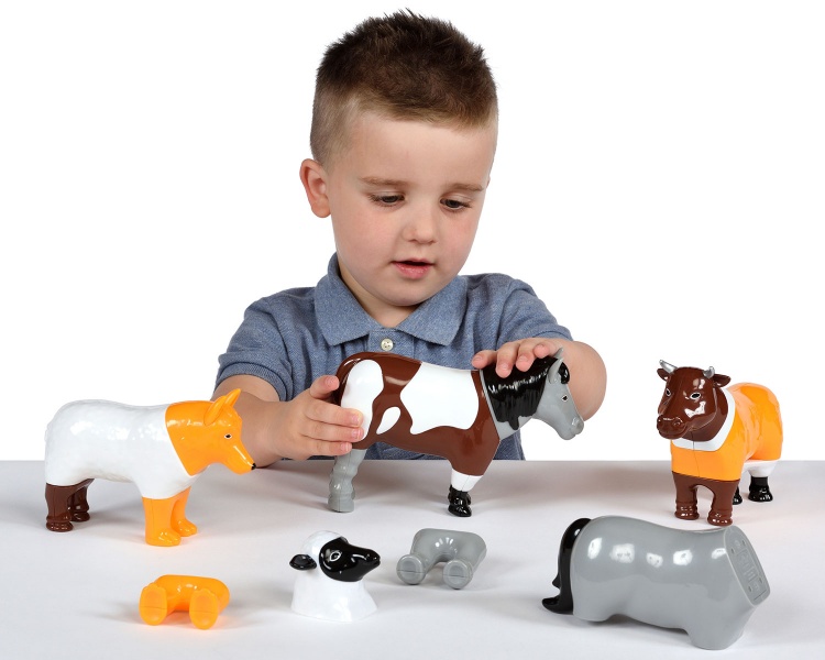 Magnetic Mix or Match Farm Animals