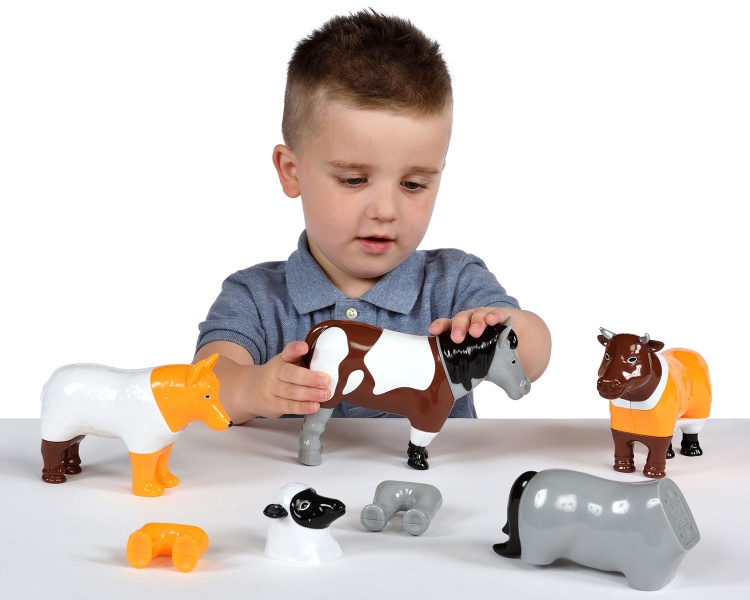 Magnetic Mix or Match Farm Animals