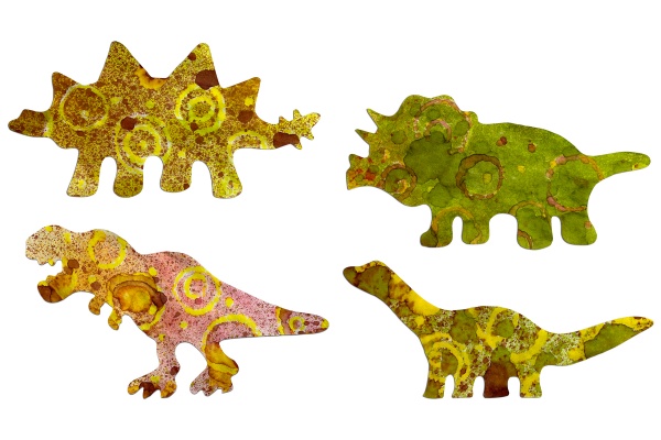 Colour Diffusing Dinosaurs