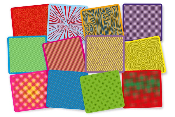 Pop Art Rubbing Plates